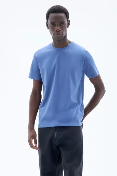 Herren Sonderangebot T-Shirts Stretch Cotton Tee Paris Blue Filippa K