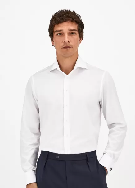 Hemden Hemd Baumwolle Classic Fit Hackett London White Herren