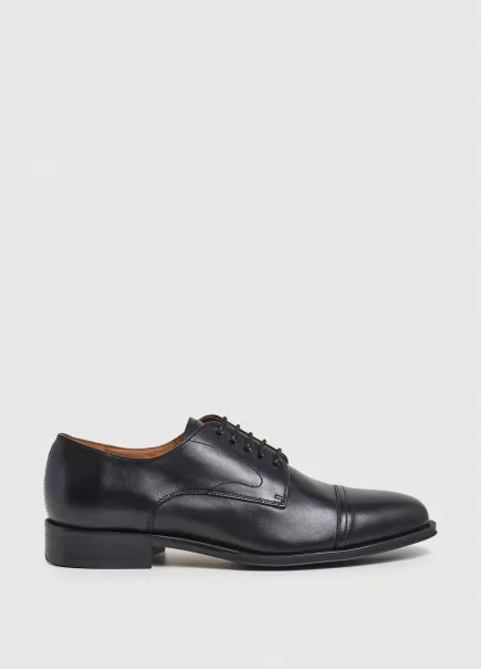Black Herren Blucher Leder Formale Schuhe Hackett London