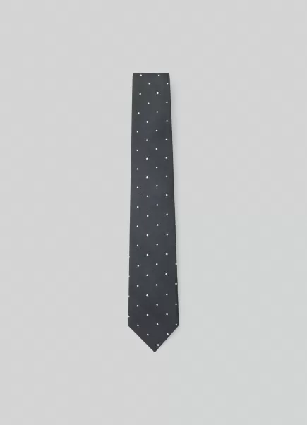 Krawatte Seide Gepunktet Herren Hackett London Krawatten & Einstecktücher Green