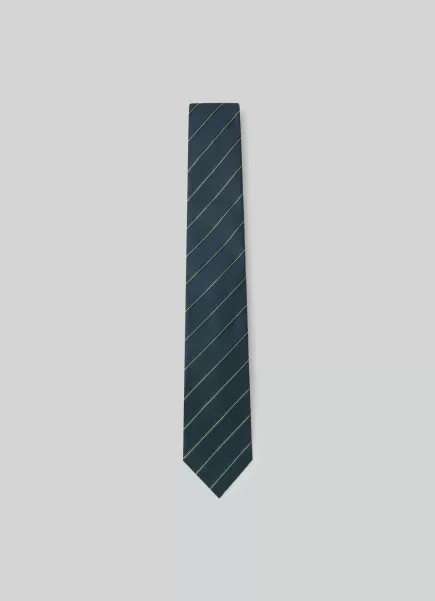 Krawatte Aus Seide Gestreift Herren Hackett London Green Krawatten & Einstecktücher