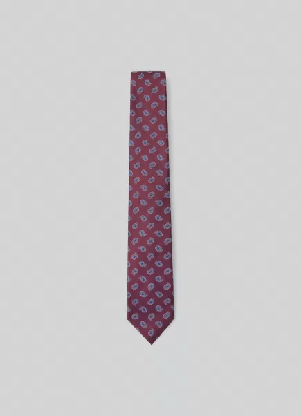 Krawatte Koniferen Hackett London Wine Purple Herren Krawatten & Einstecktücher
