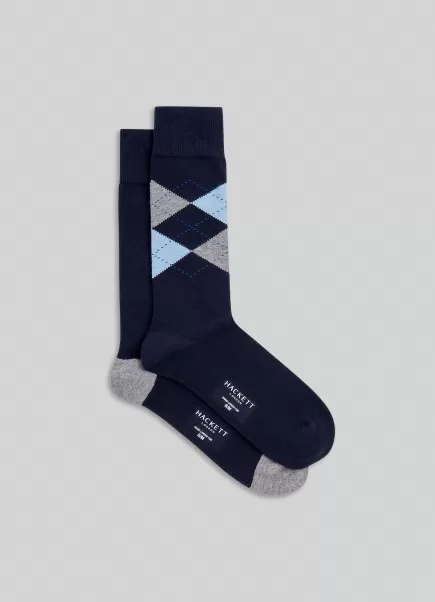 Navy Unterwäsche & Socken Hackett London 2Er-Pack Socken Baumwolle Herren