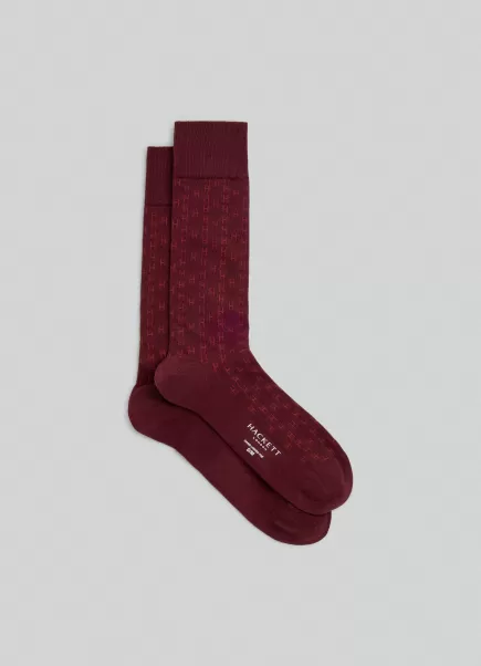 Unterwäsche & Socken Socken H-Logo Herren Brick Red Hackett London